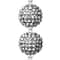 12 Pack: Silver Acrylic Faceted Round Beads, 20mm by Bead Landing&#x2122;